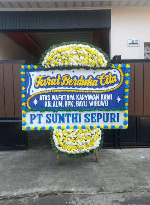 Papan Bunga Duka di Cengklong