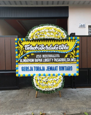 Papan Bunga Duka di Cengklong